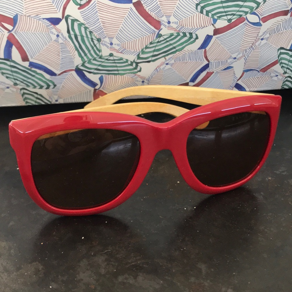 Ralph Lauren red sunglasses